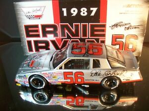 【送料無料】＃デイル・アーンハートシボレーシルバーの直筆サイン入りシボレーErnie Irvan #56 Dale Earnhardt Chevrolet Silver AUTOGRAPHED 1987 Chevrolet M.C. 20,249円
