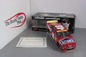 送料無料 ジミージョンソン 直筆サイン入りロウの赤いチョッキ日15 Jimmie Johnson 48 Autographed Lowe S Red Vest 1 24th Gasneed Com