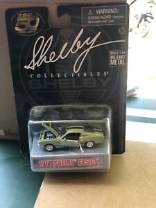 【送料無料】グッズ：スケールの新しい銀のストライプ年Shelby Collectibles 1967 Shelby GT500 1:64 scale NEW Silver w/stripes 50 years｜hokushin