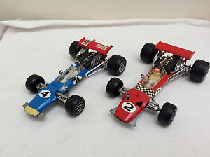 【送料無料】倍車のフェラーリ2 x POLITOYS 1/32 F1 Cars - Matra & Ferrari|hokushin