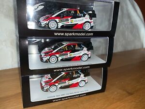 【送料無料】スパークトヨタヤリスモンテカルロセットSPARK 1/43 TOYOTA YARIS WRC GAZOO SET MONTE CARLO 2018 TANAK LATVALA LAPPI