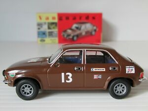 【送料無料】、オースティンアレグロ、：のスケールの作品ラリーカー、VANGUARDS, AUSTIN ALLEGRO, 1:43 Scale WORKS RALLY CAR, VA 45002｜hokushin