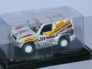 【送料無料】三菱勝者のパリダカールラリー：Altaya mitsubishi 4x4 winner paris dakar 1998 1:43