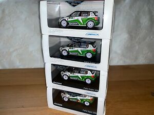 【送料無料】ラリーのシュコダファビアアイルランドのすべてのつの完全なセットの回路RALLY 1/43 ABREX SKODA FABIA S2000 CIRCUIT OF IRELAND COMPLETE SET ALL FOUR