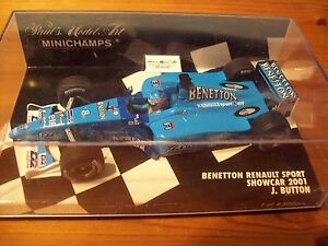 【送料無料】ベネトンルノーのジェンソン・バトン1/43 BENETTON 2001 SHOWCAR RENAULT JENSON BUTTON｜hokushin