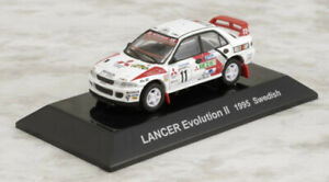 【送料無料】新しいラリーカー三菱ランサーエボリューションスウェーデン語New 1/64 CMs RALLY CAR SS.7 Mitsubishi Lancer Evolution II 1995 Swedish