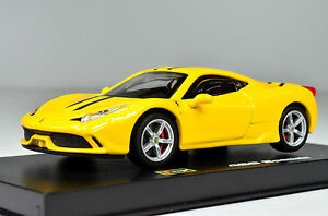 【送料無料】フェラーリ?イエロースケール：によってFerrari 458 Sp?ciale Yellow Scale 1:43 by Bburago