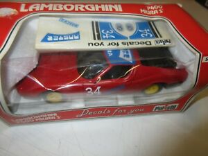 【送料無料】：ランボルギーニ村、新箱Polistil 1980 1:25e; Lamborghini P400 Mura S, New/Box｜hokushin