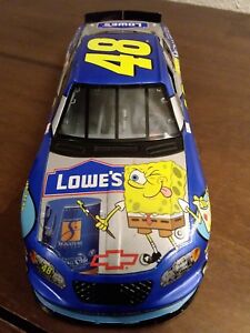 【送料無料】スポンジ、ジミージョンソン、、：スケールのSpongebob, Jimmie Johnson, Lowes, 1:24 Scale Racecar 15,246円