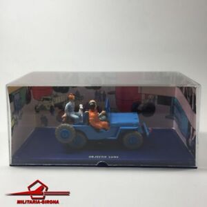 【送料無料】タンタンの車は青いジープＣＪ」「アトラス：スケールTintin car the blue jeep cj willys objectif lune Atlas 1:43 scale｜hokushin