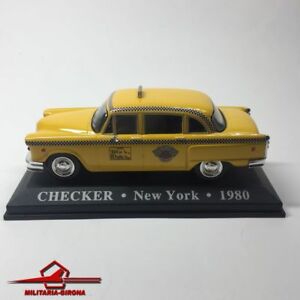 【送料無料】・チェッカーニューヨーク世界の地域間高速ネットワーク機構スケールのタクシーChecker - New York - 1980 Taxis of the World Altaya Ixo 1.43 Scale
