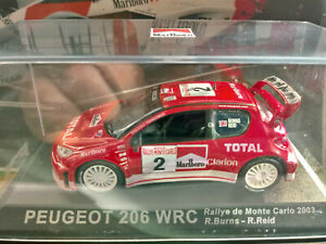 【送料無料】プジョーリチャードバーンズでは「マルボロ」のスポンサー1/43 PEUGEOT 206 WRC Richard Burns by ALTAYA with Marlboro Sponsor|hokushin