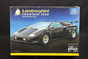 【送料無料】モデルカーランボルギーニXw059 italeri 1/24 model car 666 lamborghini coutach 5000 quattrovalvole