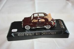 【送料無料】ミニチュア車ルノー履歴書はありませんMiniature vehicles no 703 renault 4 cv decouvrable