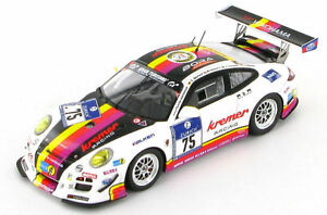 【送料無料】ポルシェ（）グアテマラクレーメルレーシング＃ニュルブルクリンク時間：Porsche 911 (997) GT3 Kremer Racing #75 Nurburgring 24hrs 2013 1:43 - SG093