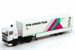 【送料無料】：??チーム後輩で1:87 daf 95 renntransporter-sattelzug-dtm 1993 team junior-herpa 035804｜hokushin 11,466円