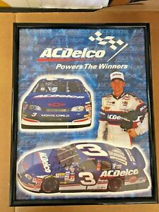 【送料無料】デイル・アーンハートジュニアマーサズ美術から署名されたポスターフレーム1999 Dale Earnhardt Jr Signed ACDelco Poster Framed From Martha’s Fine Arts GA