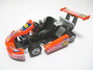 【送料無料】カートの?ダイカストで形造られた?にオレンジ色の：ですか？ヌフGo Kart Go-Kart Renncart M?tal Diecast Mod?le Orange 1:18 ?? Neuf