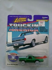 【送料無料】ジョニー雷電「のアメリカ・シリーズ」エルカミーノ 1997 JOHNNY LIGHTNING TRUCKIN' AMERICA SERIES 1971 EL CAMINO｜hokushin