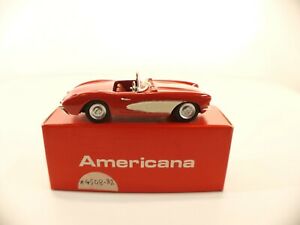 【送料無料】アメリカーナのシボレーコルベットキット組み立てAmericana 4A - Chevrolet Corvette 1956 - Kit Assembled 1/43