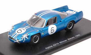 【送料無料】モデルカーのスケール：スパークモデル高山は勝者マカオマウロバイModel Car Scale 1:43 Spark Model Alpine A210 N.6 Winner Macau Mauro Bi