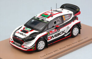 【送料無料】モデルカーラリースケール：スパークモデルフォードフィエスタ勝者の偉大なModel Car Rally Scale 1:43 Spark Model Ford Fiesta WRC N.3 Winner Great