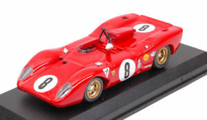【送料無料】新たに車のスケール：ベストモデルのフェラーリスパイダーキロNew ListingModel Car Scale 1:43 Best Model Ferrari 312 P Spider N.8 2nd 1000 km Sp