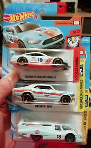 【送料無料】ホットホイール湾×ポルシェシボレーフォードHot wheels GULF ×3 PORSCHE CHEVY FORD