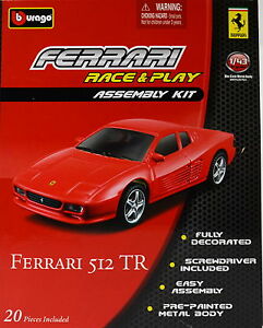 【送料無料】フェラーリシルバーキット：によってFerrari 512 Tr Silver Kit 1:43 by Bburago