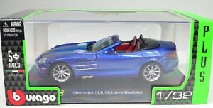 【送料無料】メルセデスマクラーレンロードスターオープンスケール:よりMercedes SLR Mclaren Roadster Bleu Open Scale 1:3 2 from bburago|hokushin