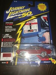 【送料無料】ホビー ・模型車・バイク レーシングカー ジョニーライトニングポンティアックジャッジチェイスレーサーエッジタイヤ johnny lightning 50 years 1969 pontiac gto judge chase racers edge tires car