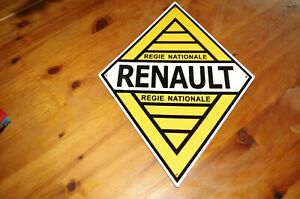 【送料無料】ホビー ・模型車・バイク レーシングカー メタルプラークルノーレギーナショナルミントmetal plaque renault regie nationale 32,5 x 23,2 cm mint