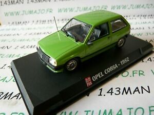 【送料無料】ホビー ・模型車・バイク レーシングカー イソオートプラスオペルコルサグリーンap34n car 143 ixo auto plus opel corsa a 1982 green