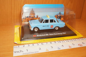 【送料無料】ホビー ・模型車・バイク レーシングカー モスクワサンクトペテルブルクタクシーmoskvitch 408 saint petersburg taxi 143 1964