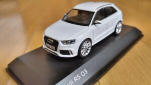 ホビー ・模型車・バイク レーシングカー アウディカスタムオリジナルプリントaudi custom original rs q3 glacier white 143 print