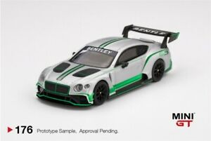 【送料無料】ホビー ・模型車・バイク レーシングカー ベントレーコンチネンタルプレゼンテーションシルバーモデルカーmini gt 164 bentley continental gt3 presentation rhd silver model car