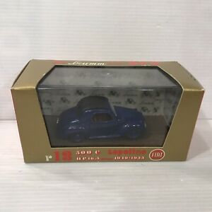 【送料無料】ホビー ・模型車・バイク レーシングカー ミニチュアブルムオロフィアットトポリーノチウサニブminiature brumm oro 143 ref 13 fiat 500c topolino hp 16,5 chiusa nib