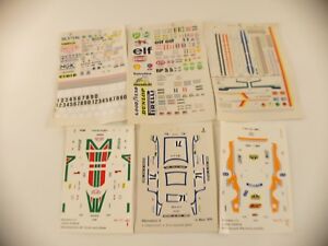 【送料無料】ホビー ・模型車・バイク レーシングカー ボードデカールランチアスカーニアフェラーリ6 boards decals lancia daf scania ferrari