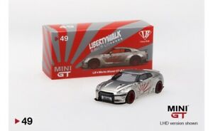 【送料無料】ホビー ・模型車・バイク レーシングカー ミニワークスサティンシルバーmgt00049l mini gt lbworks nissan gtr r35 satin silver lhd 164 13,845円
