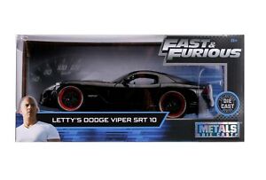 【送料無料】ホビー ・模型車・バイク レーシングカー ジェイダレティダッジバイパーワイルドスピードjada lettys dodge viper srt10 fast and furious 30731 124