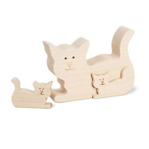 【送料無料】ホビー ・模型車・バイク レーシングカー フィンクビーナーメインウッドfinkbeiner 4540 cat with 2 young animals in tummy main wood