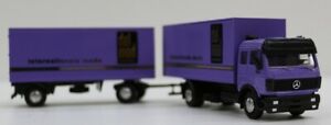 【送料無料】ホビー ・模型車・バイク レーシングカー ヘルパスケールトレーラーメルセデスボックス