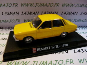 【送料無料】ホビー ・模型車・バイク レーシングカー マッキナオートプラスルノージャラap8 macchina 143 ixo auto plus renault 12 tl 1970 gialla