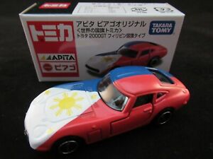 【送料無料】ホビー ・模型車・バイク レーシングカー トミカトヨタフィリピンフラグアプティタショップスペシャルモデル***tss tomica toyota 2000gt philippines flag ver apita shop special model