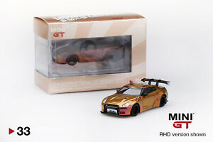 【送料無料】ホビー ・模型車・バイク レーシングカー ミニワークスタイプリアウイングマジックブロンズmini gt lb works r35 gtr type 1 rear wing magic bronze mgt00033 164