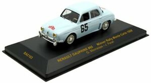 【送料無料】ホビー ・模型車・バイク レーシングカー モデルルノードーフィネモンテカルロixo models 143 renault dauphine winner monte carlo 1958