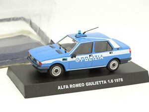 【送料無料】ホビー ・模型車・バイク レーシングカー ポッチャアルファロメオジュリエッタpolicja alfa romeo giulietta 16 1978 143 dea