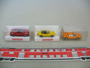 【送料無料】ホビー ・模型車・バイク レーシングカー ワイキングマツダフェラーリミントh7710, 5 3x wiking h0, 230, mb c 111, 188 mazda mx 5, 189 ferrari 348 mint