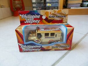 【送料無料】ホビー ・模型車・バイク レーシングカー フィリピンジープニーゴールドエディションボックスphilippine jeepney gold edition in box
