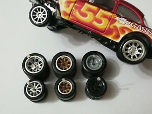 【送料無料】ホビー ・模型車・バイク レーシングカー リアルライダーズホイールゴムタイヤシェビーガッサーセットホットホイールミックスマッチreal riders wheels rubber tires 55 chevy gasser 3 sets 164 hot wheels mix match｜hokushin